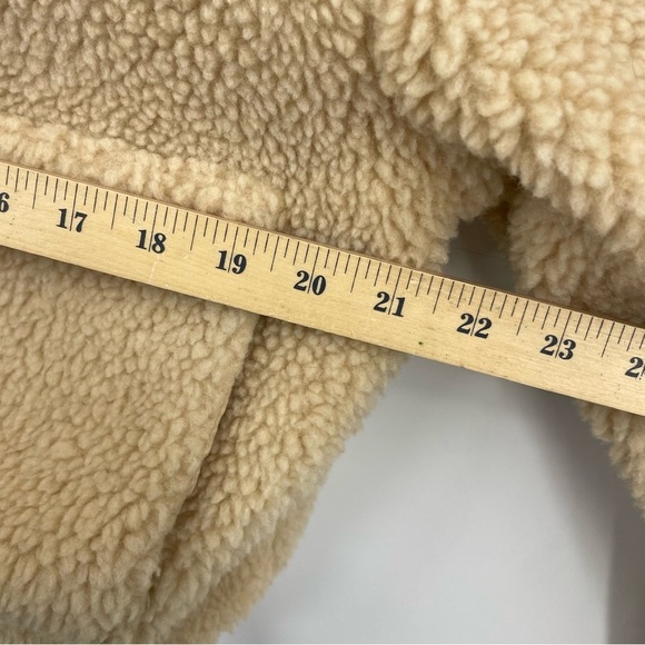 Thread & Supply Anthropologie Full Zip Teddy Jacket in Tan Women's Size S - Picture 6 of 7